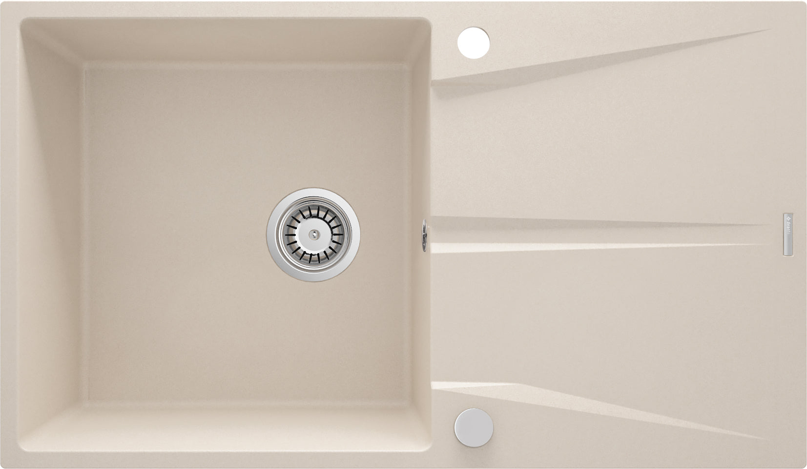 Granite sink, 1-bowl with drainer